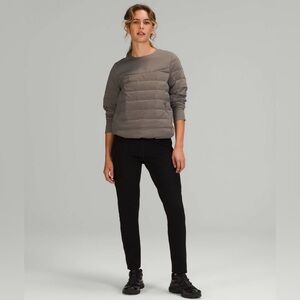 Lululemon Down and Around Crew Rover Size 8 Pullover Jacket Goose Down